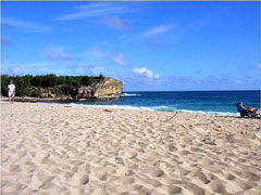 Shipwreck Beach, a few minutes drive from Hawaiian Hibiscus vacation rentla home