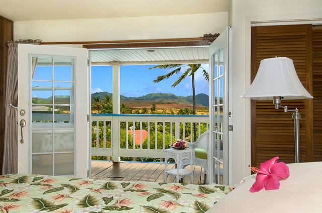 Bungalow master suite, on the 2nd floor with Great views! from our Poipu vacation rental