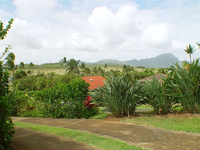 Bird of Paradise Poipu Kauai Vacation Rental's lanai: great place to enjoy your meals, walk around, suntan, reading books and relax. 