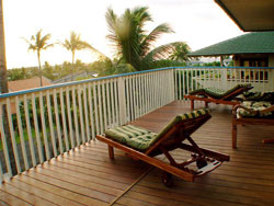 Front lanai of this Poipu Kauai vacation rental home