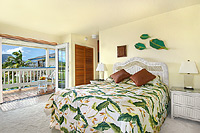 Bungalow master suite at Poipu vacation rental