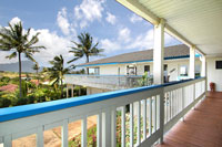 L shape lanai maximize views for Poipu vacation rental home