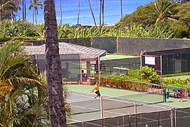 Poipu Kai Tennis courts Kauai Poipu